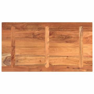 Table Top 110x70x2.5 cm Rectangular Solid Wood Acacia