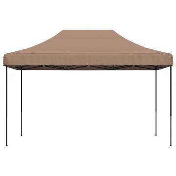 Foldable Party Tent Pop-Up Brown 440x292x315 cm