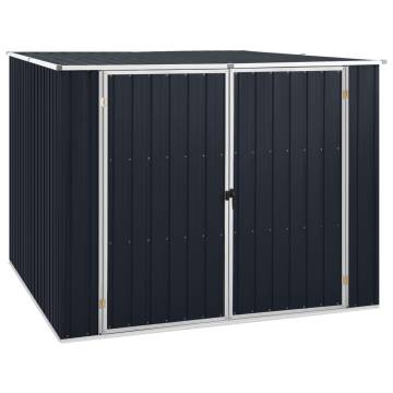 Garden Shed Anthracite 195x198x159 cm Galvanised Steel