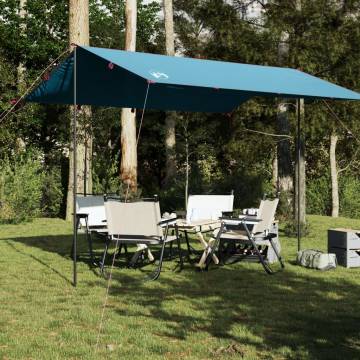 Camping Tarp Blue 360x294 cm Waterproof