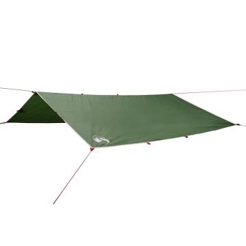 Camping Tarp Green 300x294 cm Waterproof