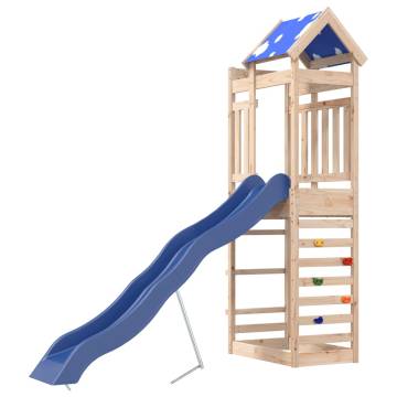 Outdoor Playset Solid Wood Pine