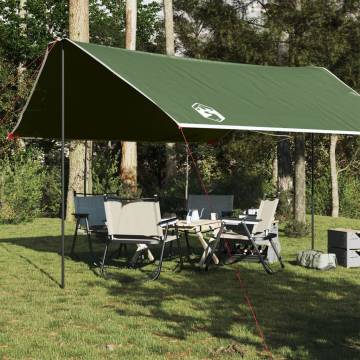 Camping Tarp Green 430x380x210 cm Waterproof