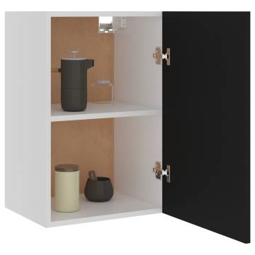 Hanging Cabinet Black 39.5x31x60 cm Engineered Wood