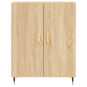 Highboard Sonoma Oak 69.5x34x180 cm Engineered Wood