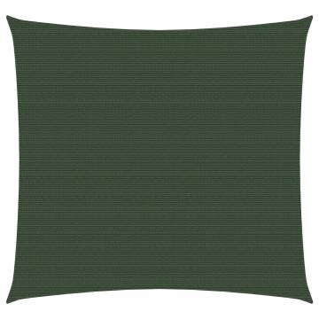 Sunshade Sail 160 g/m² Dark Green 5x5 m HDPE