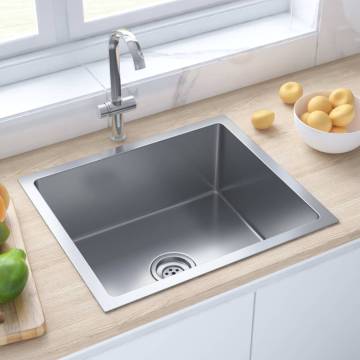 Handmade Kitchen Sink Stainless Steel