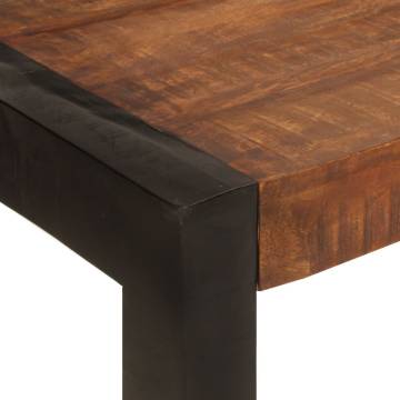 Dining Table Honey Brown 120x60x76 cm Solid Wood Mango