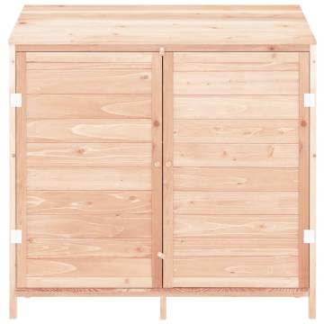 Garden Shed 102x52x112 cm Solid Wood Fir