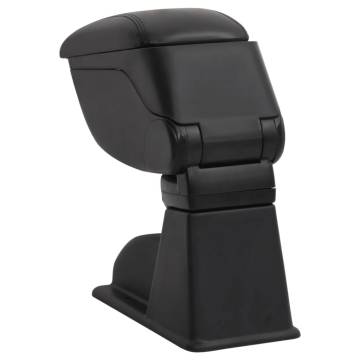 Car Armrest Black 12x29x(32-46) cm ABS