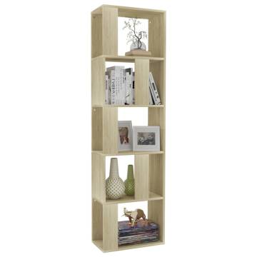 Book Cabinet/Room Divider Sonoma Oak 45x24x159 cm Engineered Wood