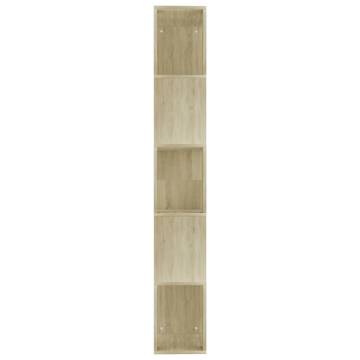 Book Cabinet/Room Divider Sonoma Oak 45x24x159 cm Engineered Wood