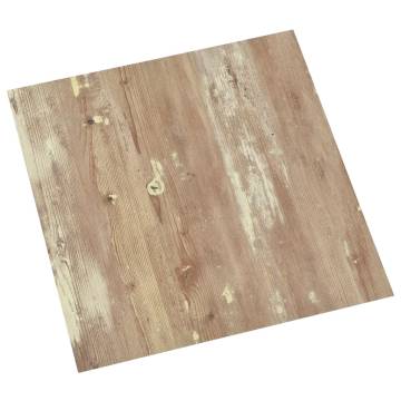 Self-adhesive Flooring Planks 20 pcs PVC 1.86 m² Brown