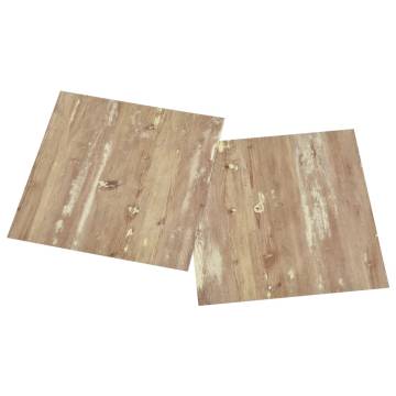 Self-adhesive Flooring Planks 20 pcs PVC 1.86 m² Brown