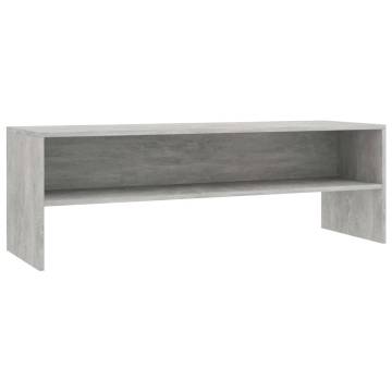 TV Cabinet Concrete Grey 120x40x40 cm Engineered Wood