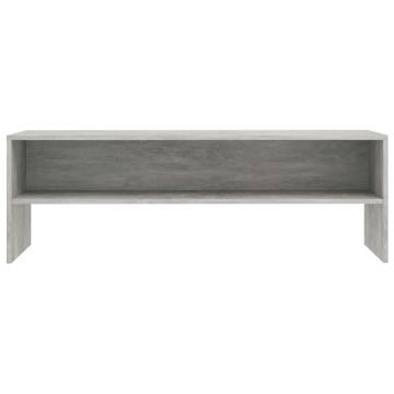 TV Cabinet Concrete Grey 120x40x40 cm Engineered Wood