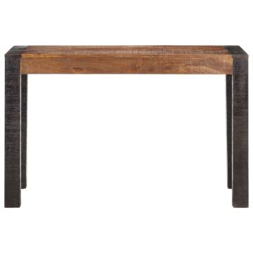 Dining Table 120x60x76 cm Solid Rough Mango Wood