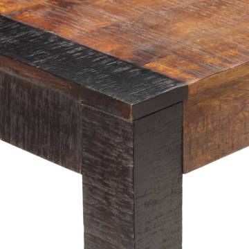 Dining Table 120x60x76 cm Solid Rough Mango Wood