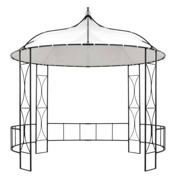 Gazebo 300x290 cm White Round