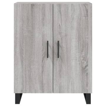 Highboard Grey Sonoma 69.5x34x180 cm Engineered Wood