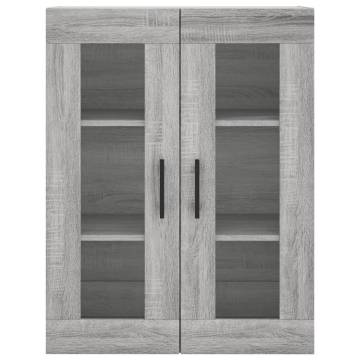 Wall Mounted Cabinets 2 pcs Grey Sonoma Engineered Wood