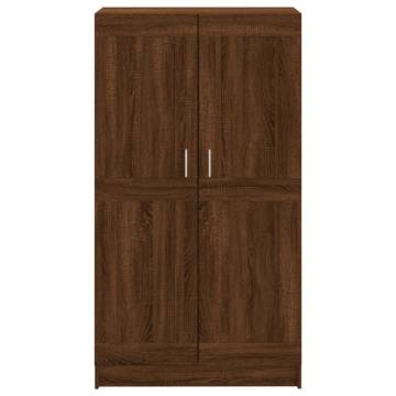 Book Cabinet Brown Oak 82.5x30.5x150 cm Engineered Wood