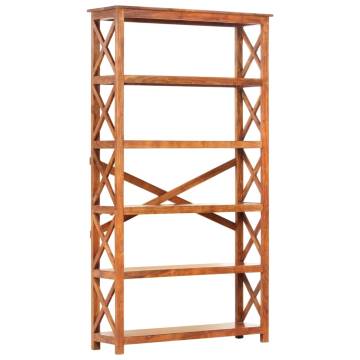 Bookshelf 100x30x180 cm Solid Acacia Wood Honey Finish