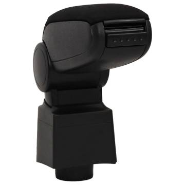 Car Armrest Black 12x34x(35-47) cm ABS