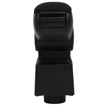 Car Armrest Black 12x34x(35-47) cm ABS