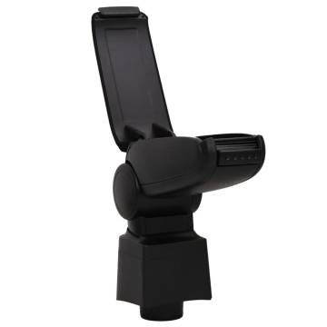 Car Armrest Black 12x34x(35-47) cm ABS