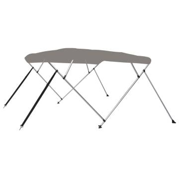 4-bow Bimini Top Grey 243x250x131 cm