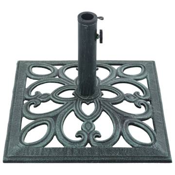 Umbrella Base Green 12 kg 49 cm Cast Iron