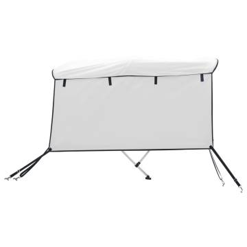 3-bow Bimini Top with Sidewalls 183x(137-152)x137 cm