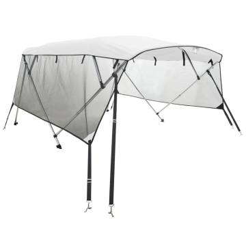 3-bow Bimini Top with Mesh Sidewalls 183x(170-182)x137 cm