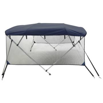 3-bow Bimini Top with Mesh Sidewalls 183x(137-152)x137 cm