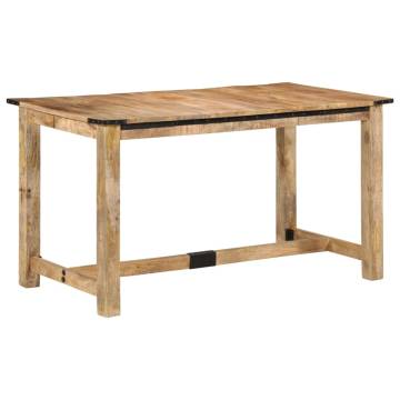 Dining Table 140x70x75 cm Solid Wood Mango