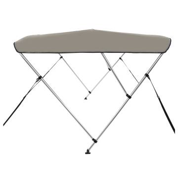 3-bow Bimini Top Grey 182x184x136 cm