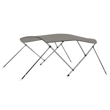 3-bow Bimini Top Grey 182x184x136 cm