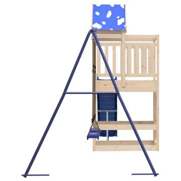 Outdoor Playset Solid Wood Pine