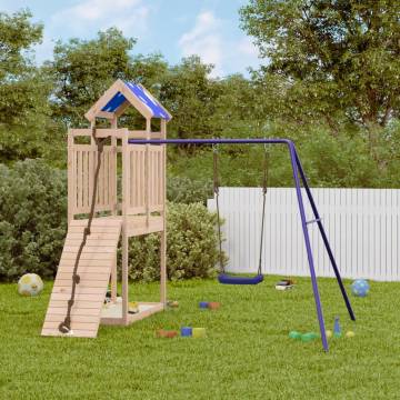 Outdoor Playset Solid Wood Pine