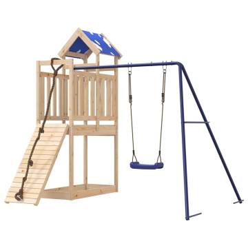 Outdoor Playset Solid Wood Pine