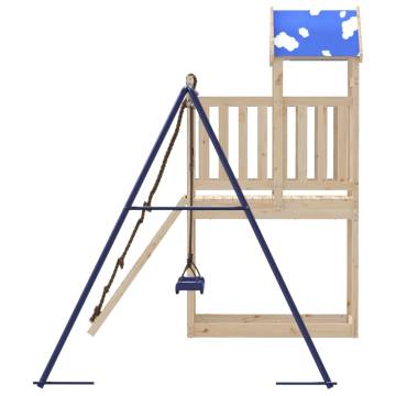 Outdoor Playset Solid Wood Pine