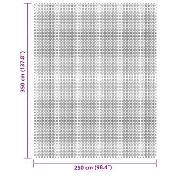 Camping Floor Mat Cream 3.5x2.5 m