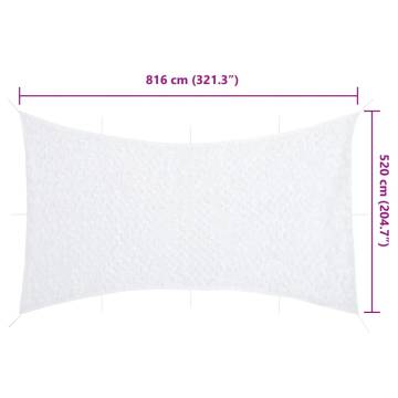 Camouflage Net with Storage Bag 816x520 cm White