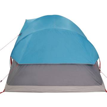 Family Tent Dome 9-Person Blue Waterproof