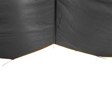 Camping Tarp Grey and Orange 360x294 cm Waterproof