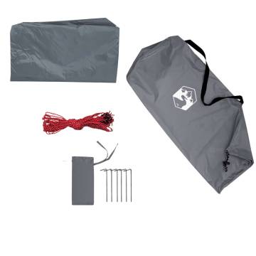 Camping Tarp Grey and Orange 360x294 cm Waterproof