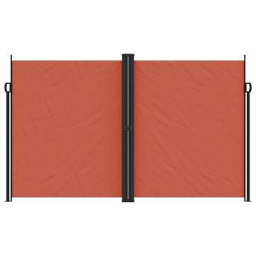 Retractable Side Awning Terracotta 200x600 cm