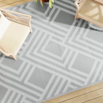 Outdoor Carpet Grey 190x290 cm PP