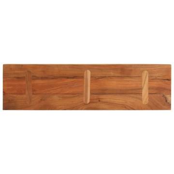 Table Top 110x40x2.5 cm Rectangular Solid Wood Acacia